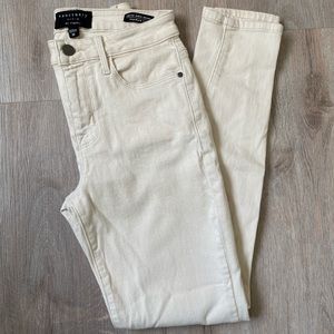 Sanctuary Denim Women’s Cream Skinny Jeans sz 26”